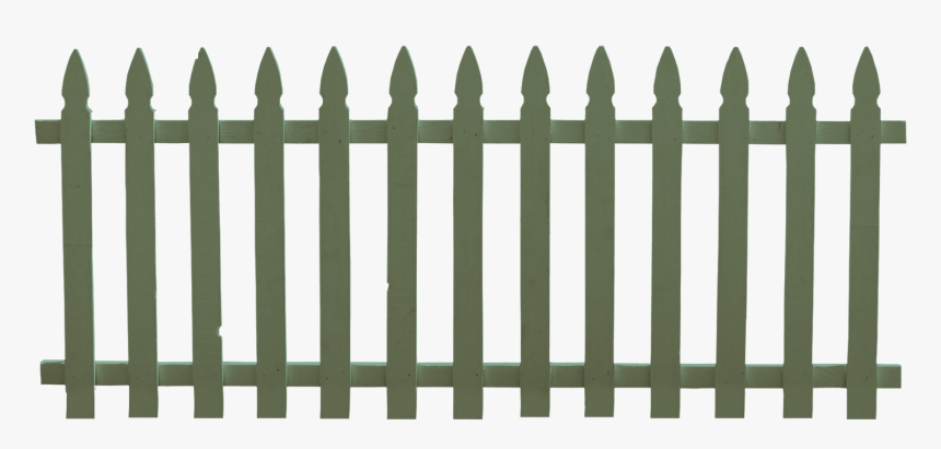 Ranch Clipart Wire Fence - Vector White Picket Fence Png, Transparent Png