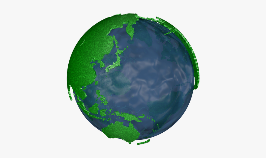 Globe Png, World, Earth, The Globe, Ocean 3d Land World - Mundo 3d Png, Transparent Png