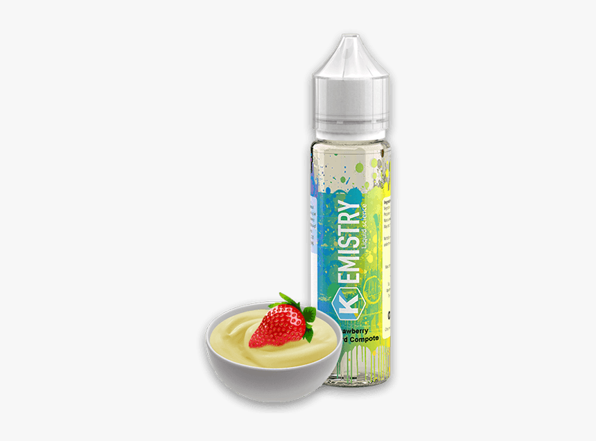 Strawberry Custard Compote 50ml Bottle 
 Title Strawberry - Kemistry Vanilla Frappe Latte, HD Png Download