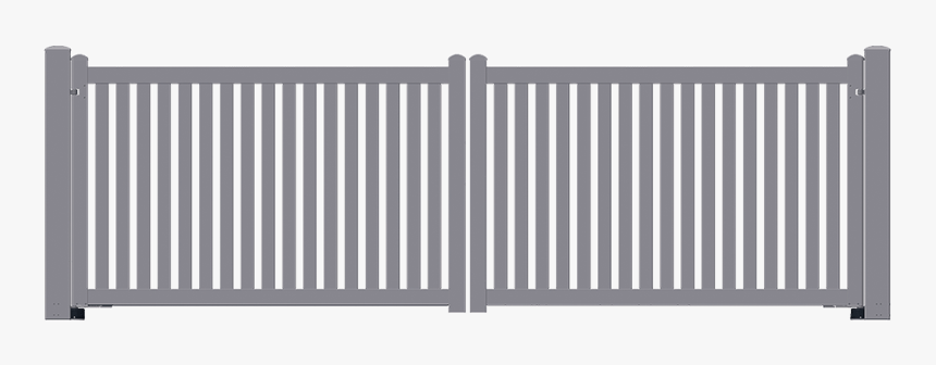Gray Driveway Gates - Gate, HD Png Download