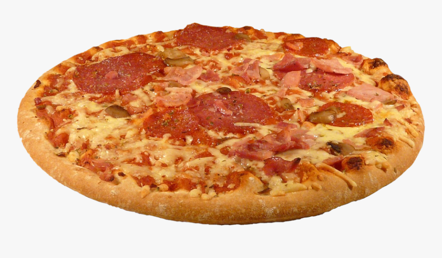 Pizza, Salami, Italian, Isolated - Pizza Or Chicken Tenders, HD Png Download