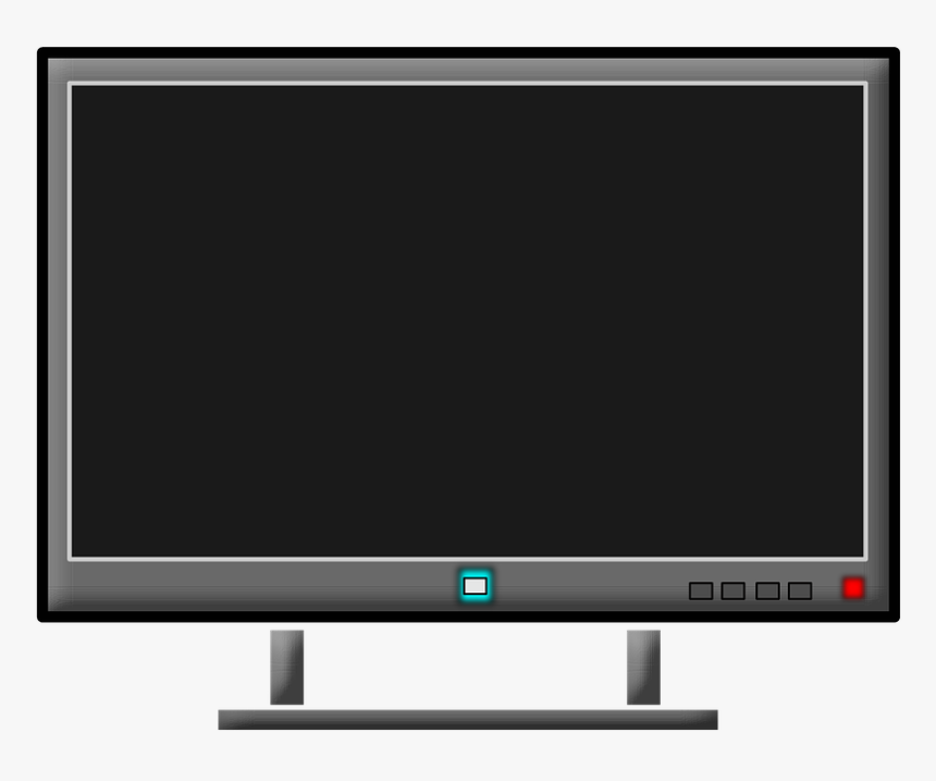 Television, Monitor, Tv, Screen, Display, Modern, Lcd - Led-backlit Lcd Display, HD Png Download