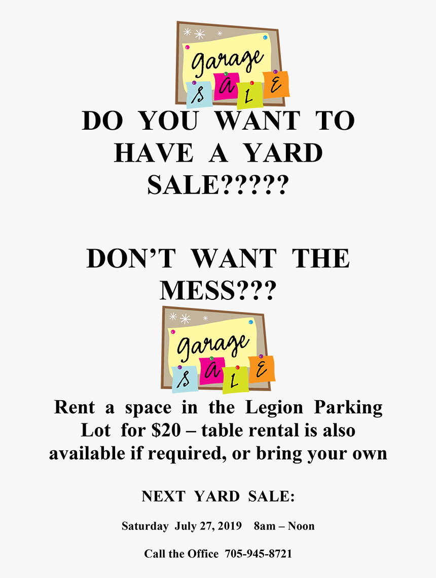 Garage Sale, HD Png Download