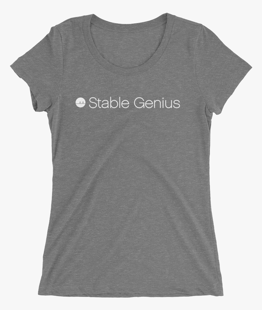Lbte Stable Genius Charcoal Shirt Mockup Flat Front, HD Png Download