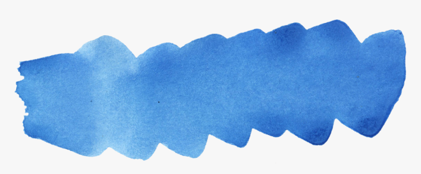 Watercolor Transparent Background Blue, HD Png Download