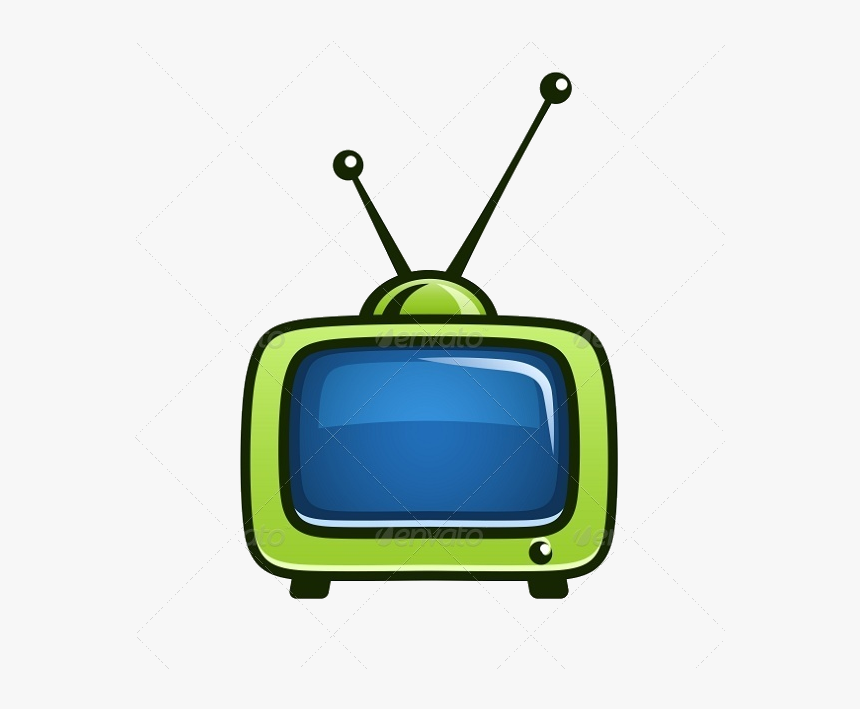 Tv Vintage Screen Clipart No Background Abeoncliparts - Vintage Tv Clip Art, HD Png Download