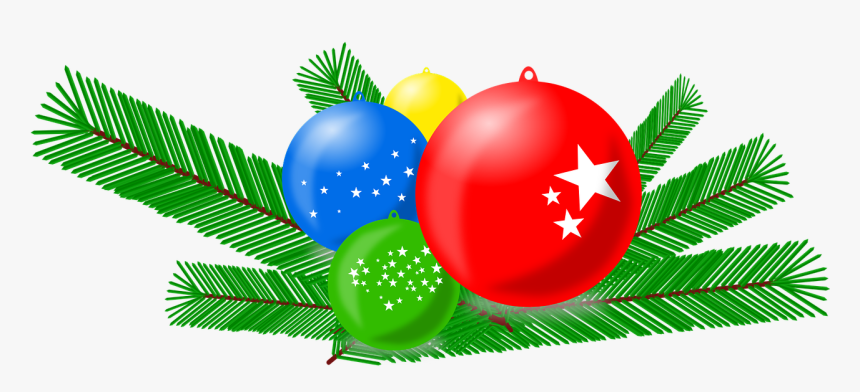 Transparent Christmas Ball Ornament Clipart - Noel Sapin Et Boule, HD Png Download