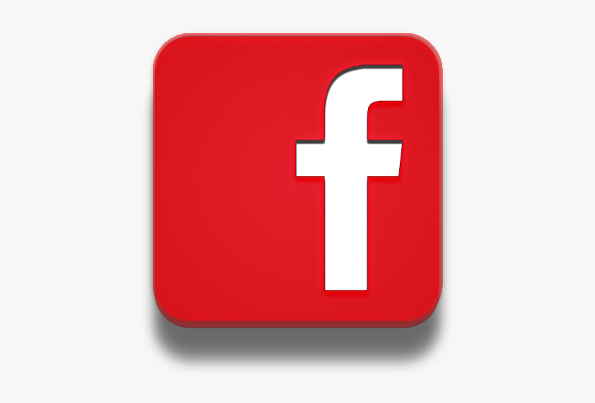 Logo Facebook - Logo Facebook Rouge Png, Transparent Png
