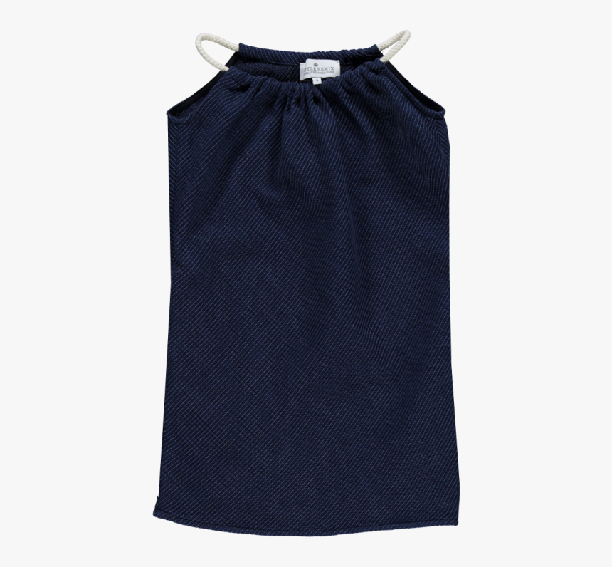 Little Remix Soba Summer Dress , Png Download - Blue Sleeveless Fleece Jacket, Transparent Png