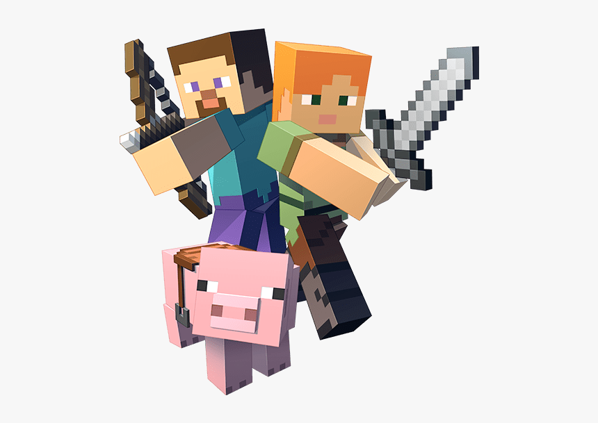 A Private World, Always Online For You And Your Friends - Minecraft Png, Transparent Png