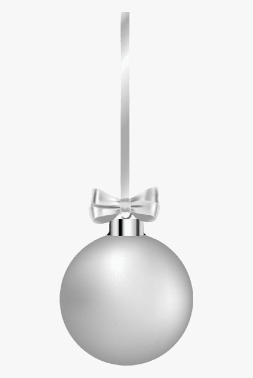 Free Png White Hanging Christmas Ball Png Images Transparent - Perfume, Png Download