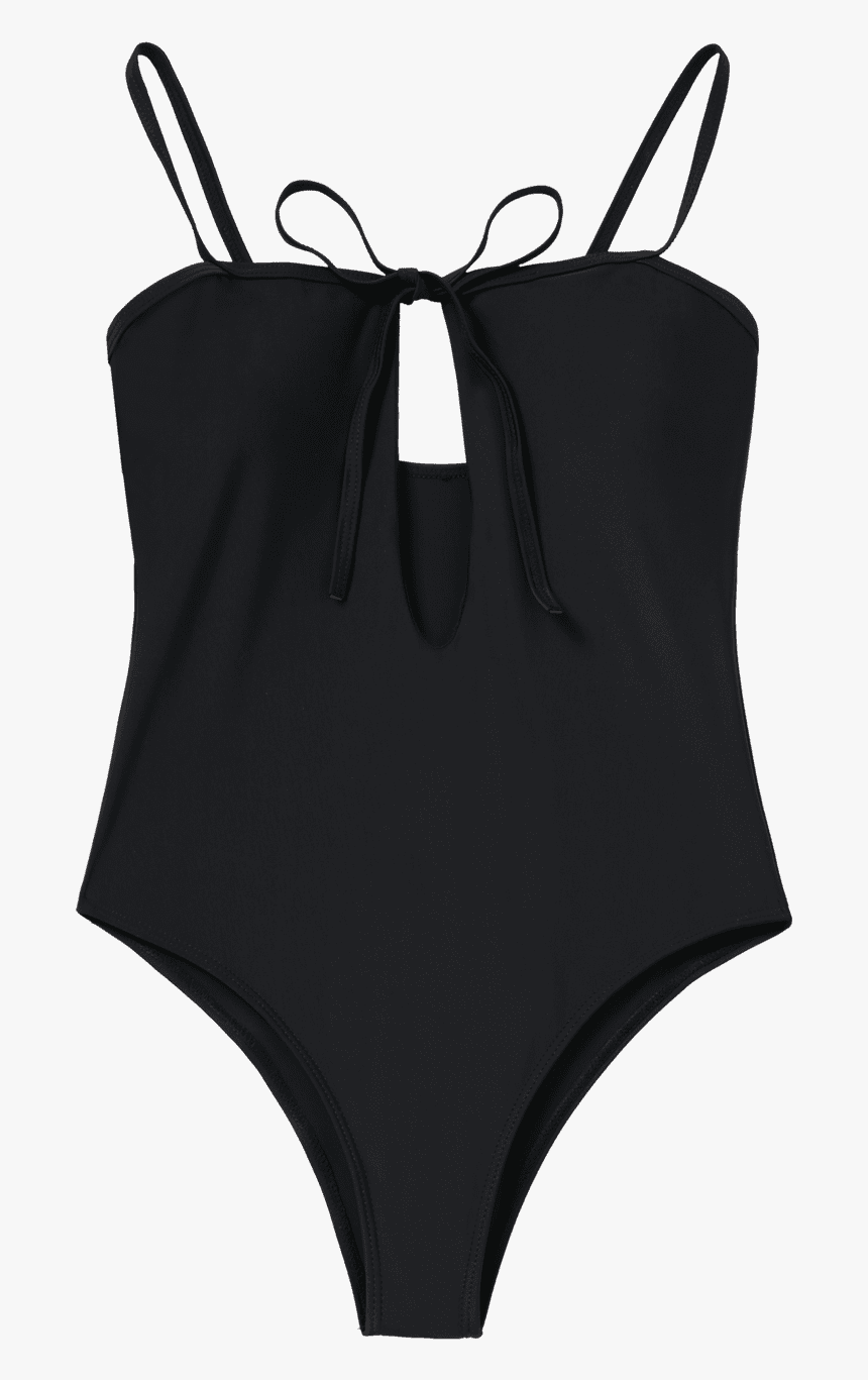 One Piece Keyhole High Leg Swimwear Chinlon For Women - Maillot, HD Png Download