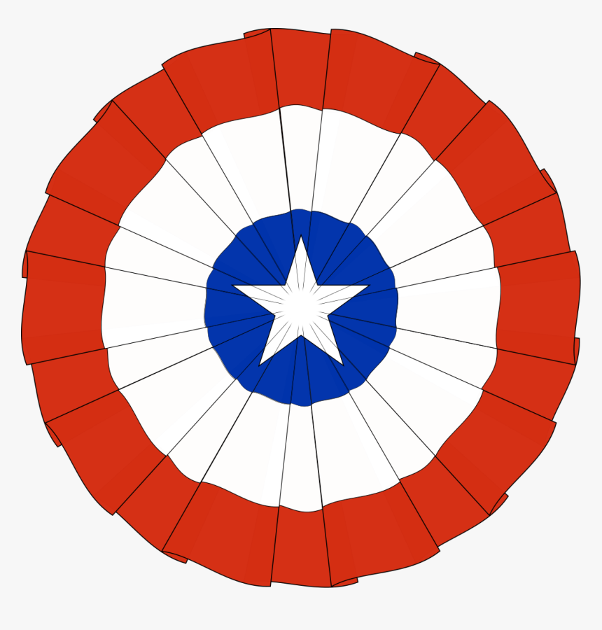 Captain America Comic Shield, HD Png Download