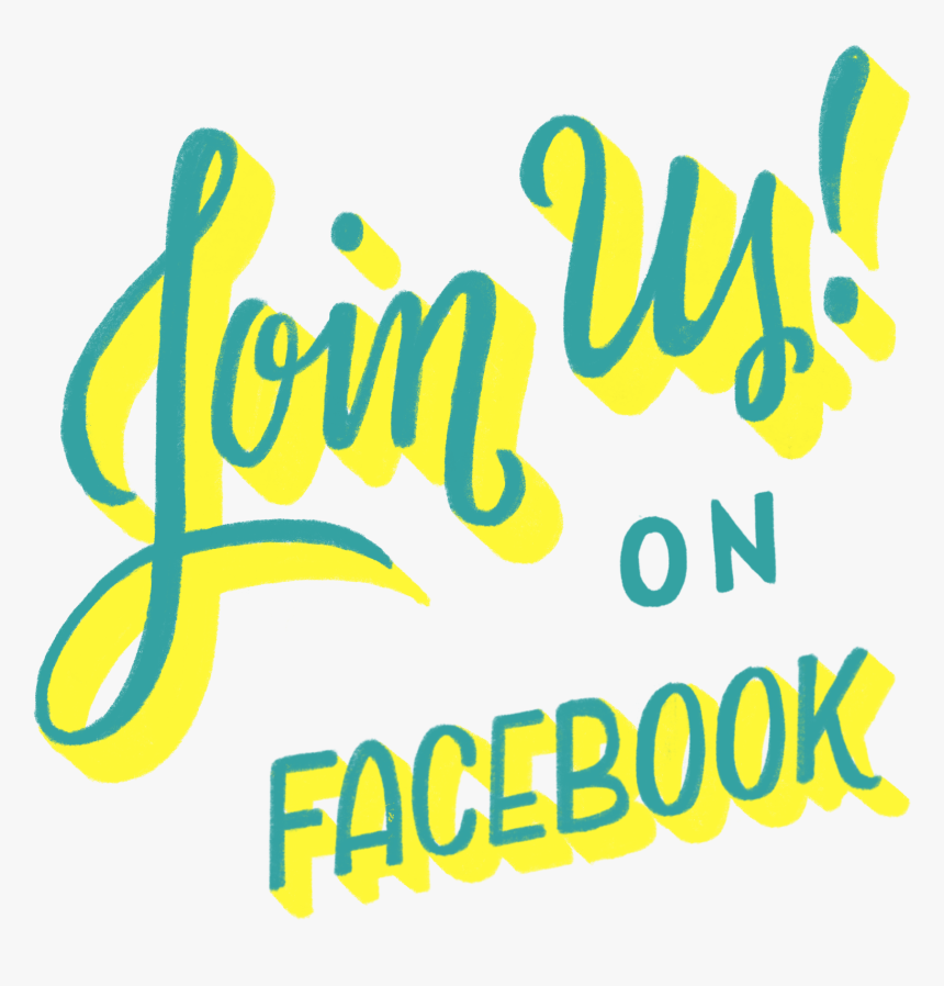 Join Us On Facebook - Calligraphy, HD Png Download