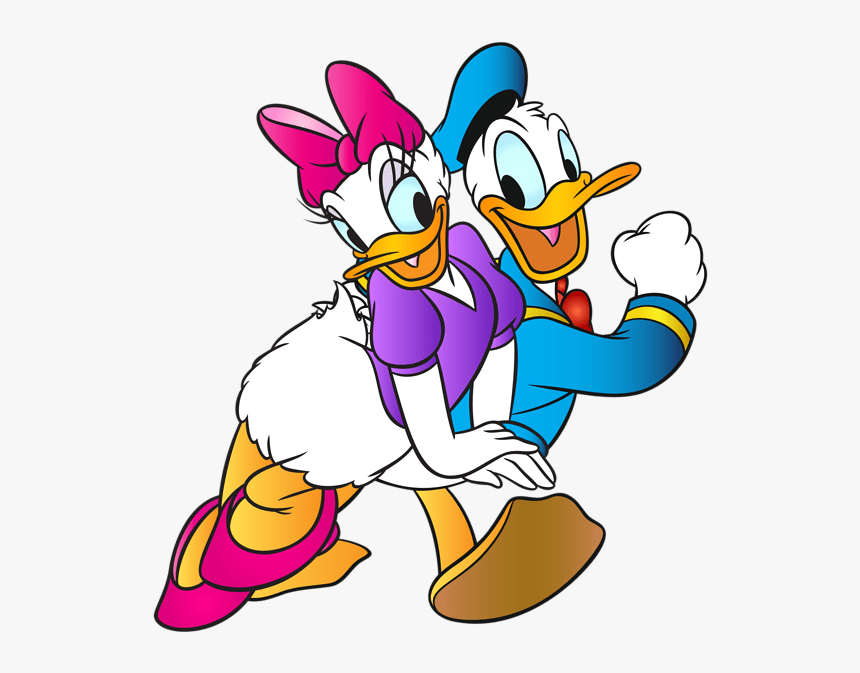 Donald And Daisy - Donald Duck Transparent, HD Png Download