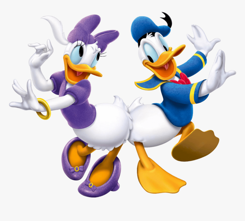 Daisy And Donald Dancing - Donald Duck And Daisy, HD Png Download