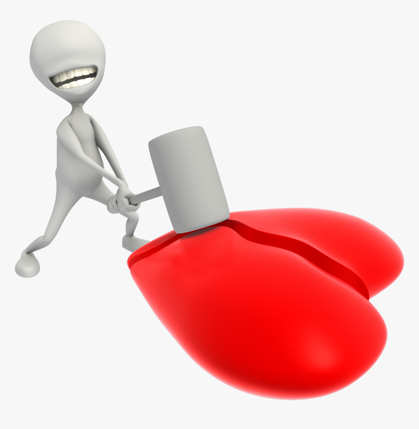 Breaking Heart - Sitting, HD Png Download