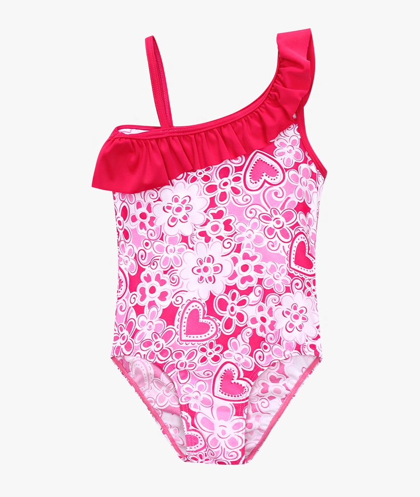Little Junior Girls Kids One Piece Swimsuit - Kids Swimsuit Png, Transparent Png