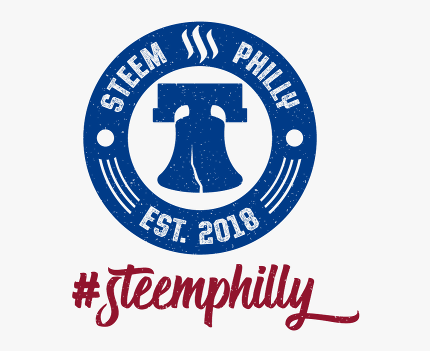 Steemphilly Logo W Hashtag Multi Color - Emblem, HD Png Download