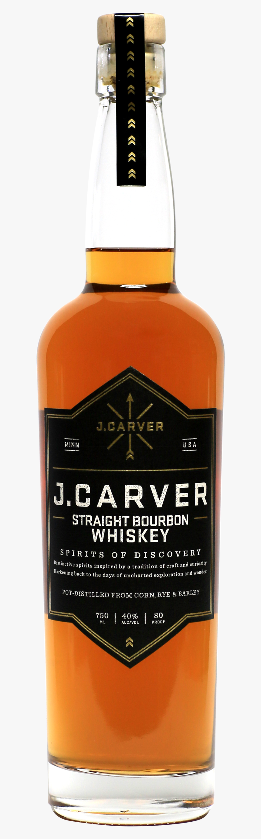 J Carver Straight Bourbon Whiskey - J Carver Wrath Of Khan, HD Png Download