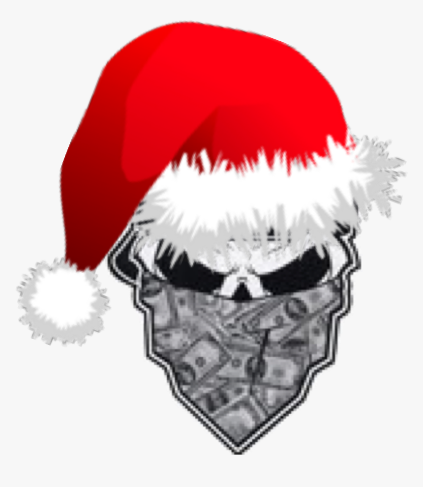 Skull No Fear Logo - Xmas Emoji, HD Png Download