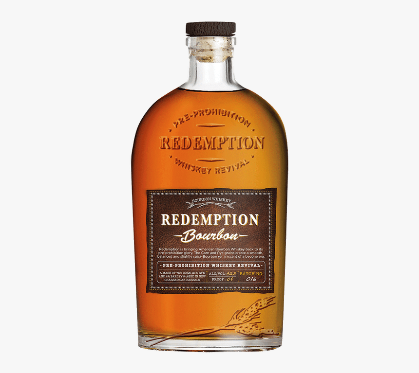 Redemption Bourbon Whiskey - Redemption Bourbon Rye, HD Png Download