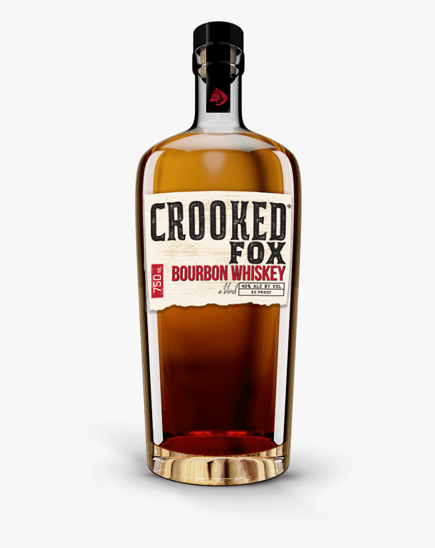 Crooked Fox - Bourbon Whiskey - Crooked Fox Bourbon Whiskey, HD Png Download