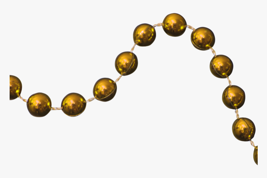 Light Clipart Gold String - String Of Beads Png, Transparent Png