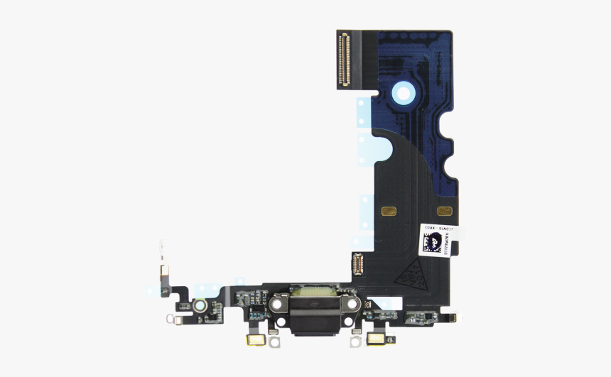 Iphone 8 Charging Port Assembly Black - Iphone 8 Charging Port, HD Png Download