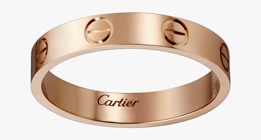 Cartier Rose Gold Rings, HD Png Download
