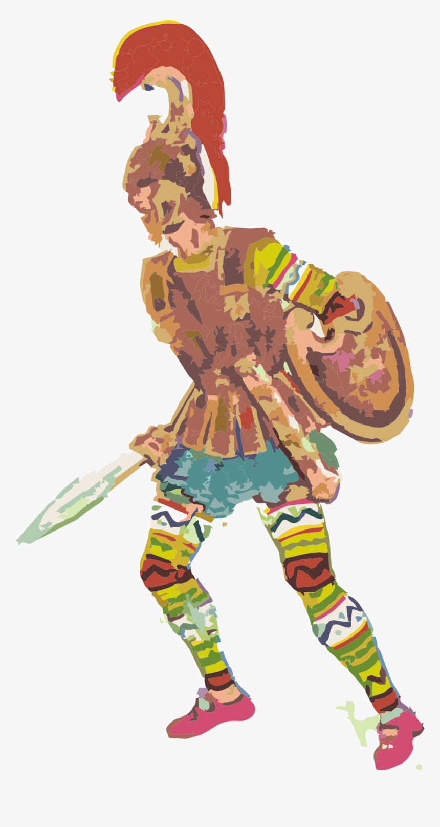 Soldado De Infantería Troyano - Caballo De Troya Con Soldados, HD Png Download