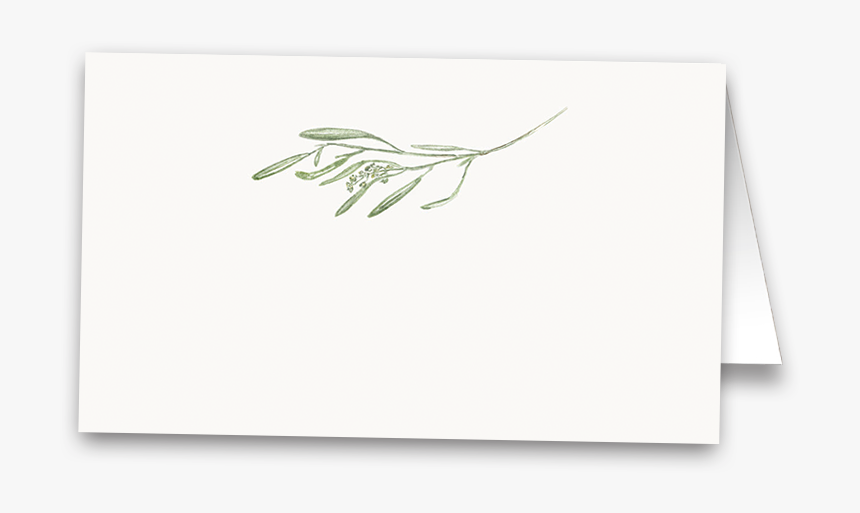 Rustic Greenery Leaves Wedding Table Seating Cards - Sketch, HD Png Download