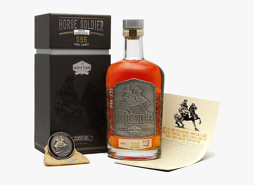 Barrel Stength Bourbon Whiskey - Horse Soldier Bourbon Commanders Select, HD Png Download