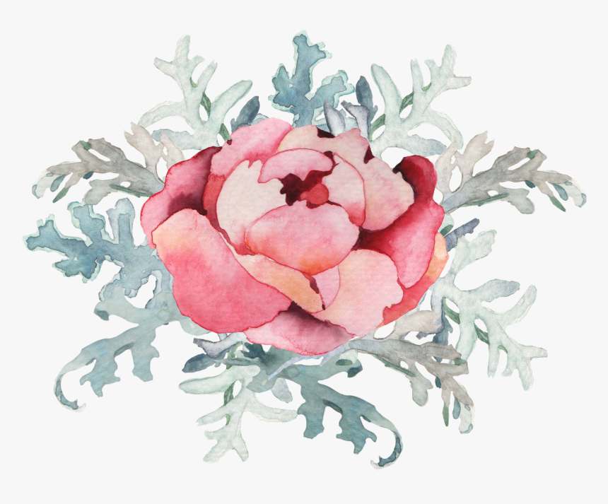 Watercolor Painting Logo Flower Floral Design Photography - Ideias De Logotipo Para Fotografos, HD Png Download