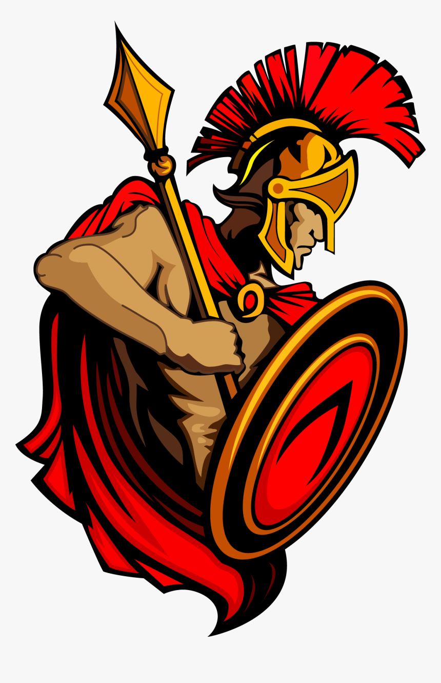 Spartan Army Ancient Greece Trojan War Clip Art - Shandin Hills Middle School, HD Png Download