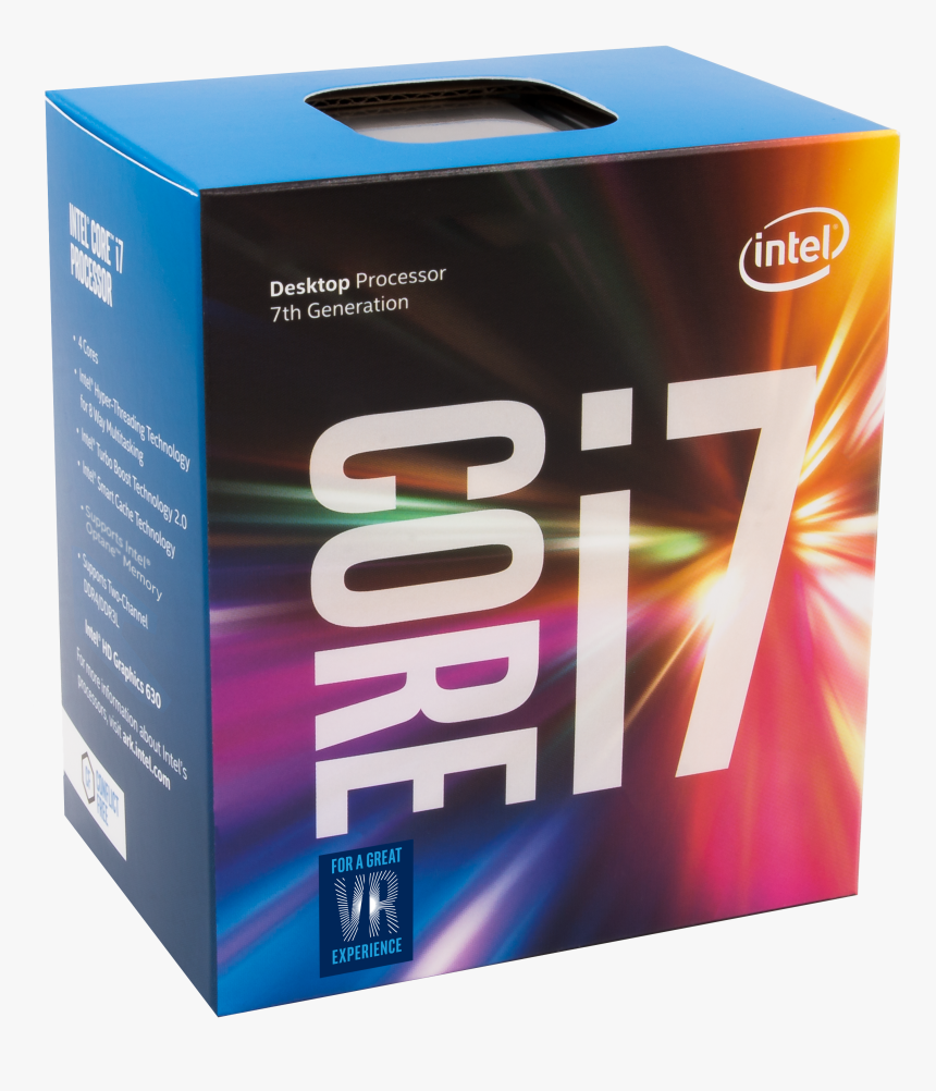Intel Core I7 7700k Png, Transparent Png