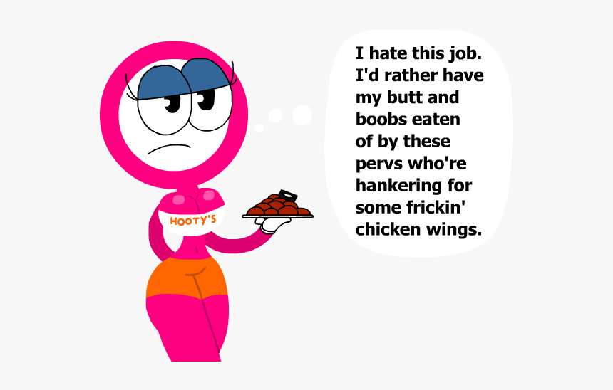 Violette As A Restaurant Waitress - Enophano Bluey And Rosy, HD Png Download