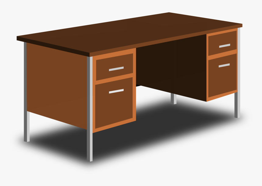 Office Desk Clip Art, HD Png Download