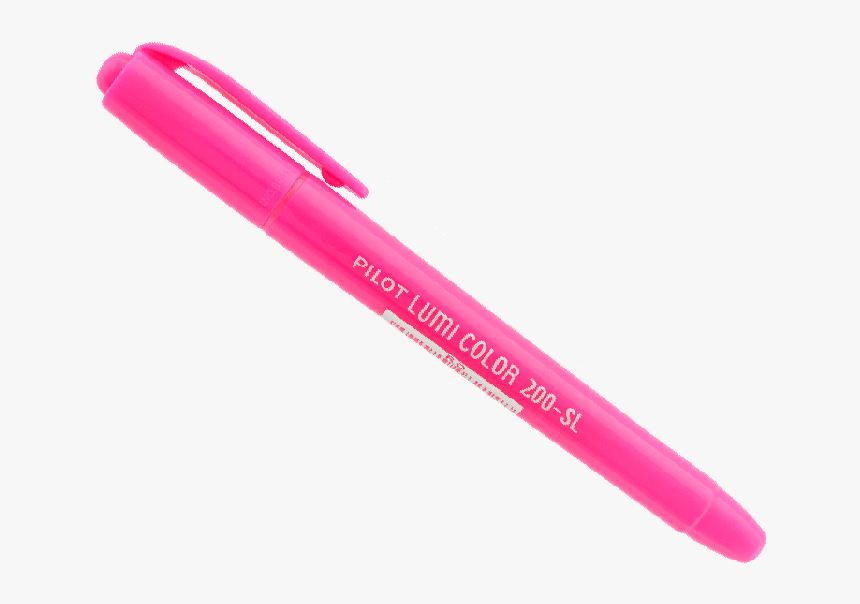 Caneta Pilot Marca Texto Lumicolor 200sl Rosa - Lumi Color Marca Texto, HD Png Download