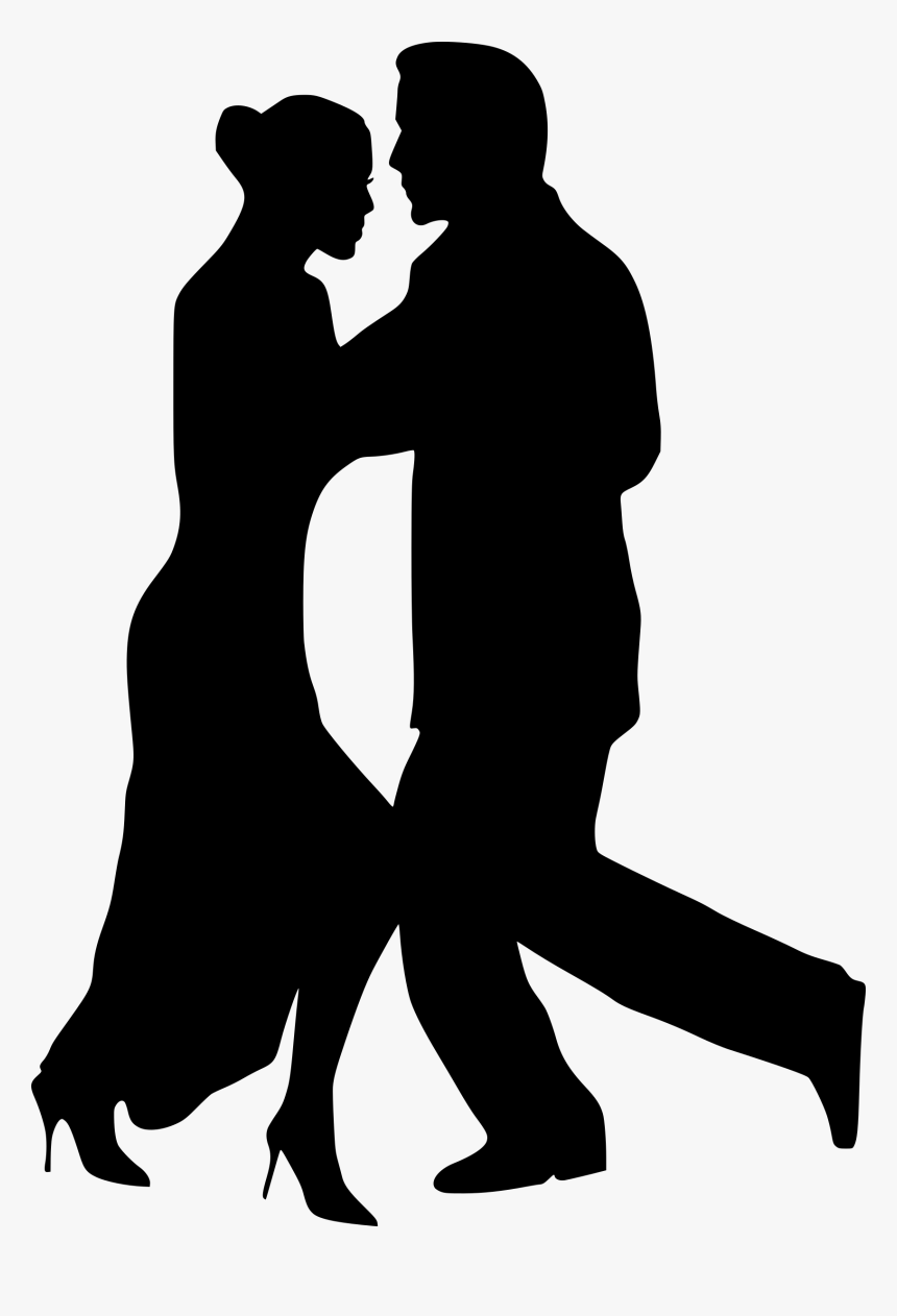 Art,salsa Dance,performing Arts,ballroom Dance,latin - 2 People Dancing Silhouette, HD Png Download