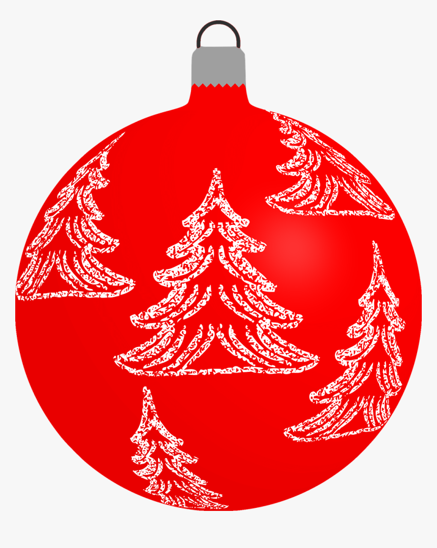 Baubles Christmas Decorations Red, HD Png Download