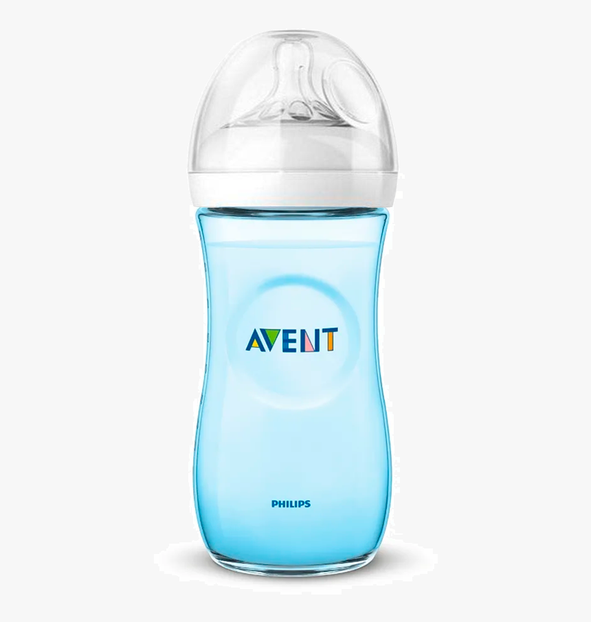 Mamadeira Pétala Avent Philips Azul 6m 330ml - Plastic Bottle, HD Png Download