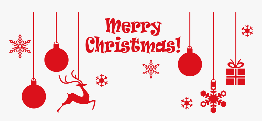 Happy Christmas Png Text, Transparent Png