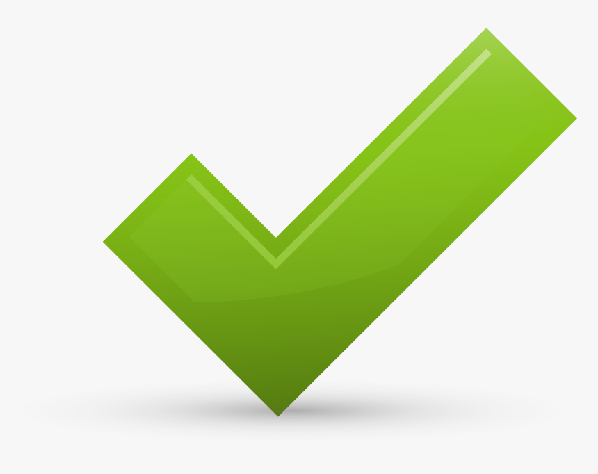 Simbolo De Correto Verde, HD Png Download