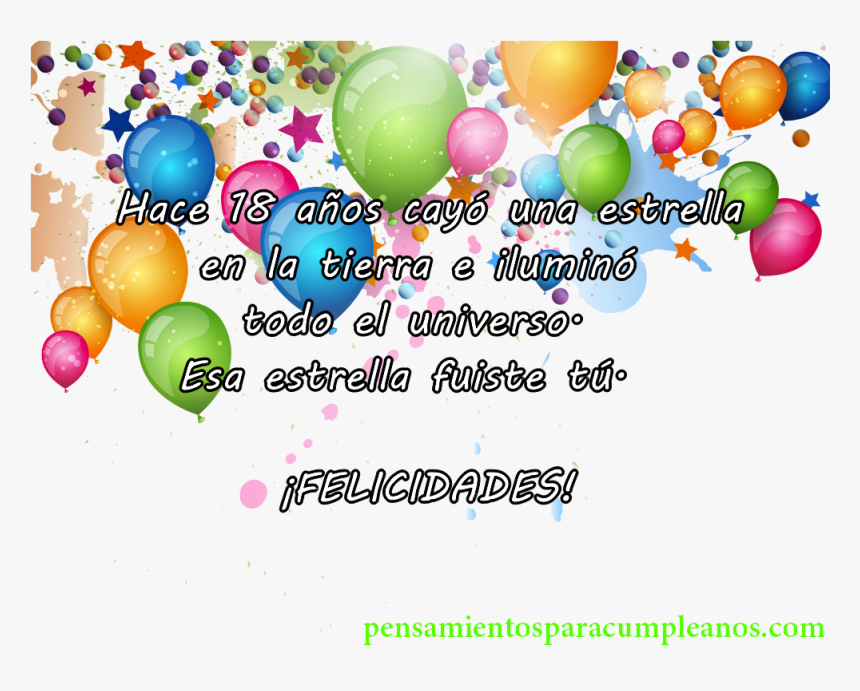 Tarjetas De Cumpleaños 18 Años Varon Con Frase - Sinu Od Majke Za Rodjendan, HD Png Download