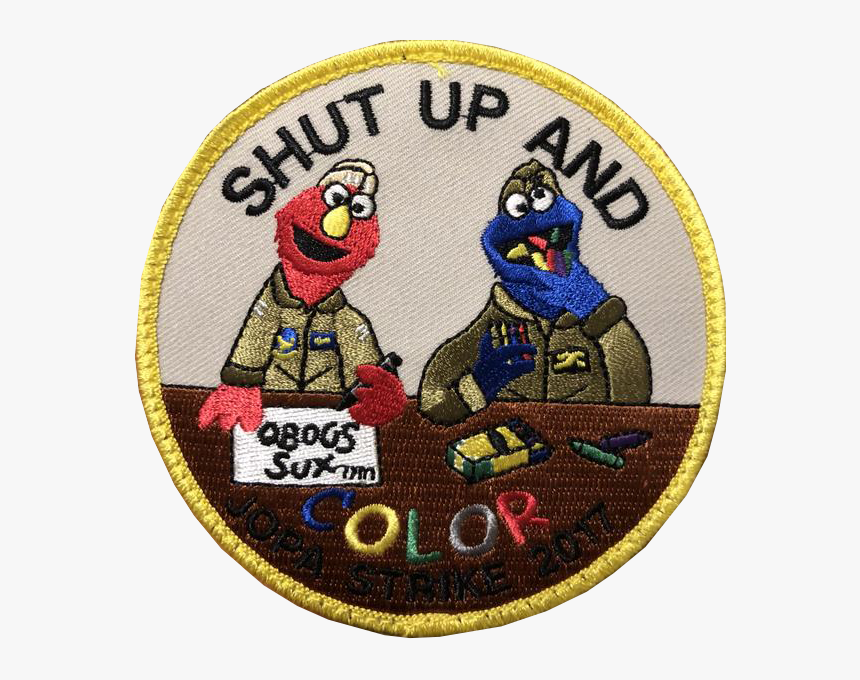 Shut Up And Color Patch, HD Png Download
