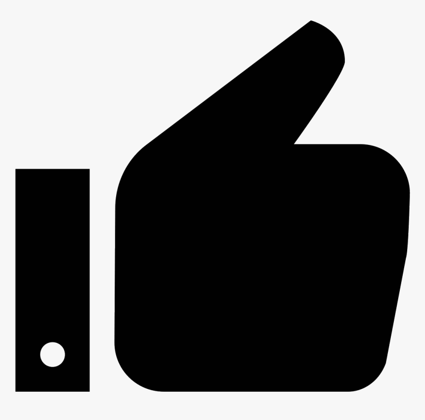 Facebook Like Button Computer Icons Blog - Like Logo Black And White, HD Png Download
