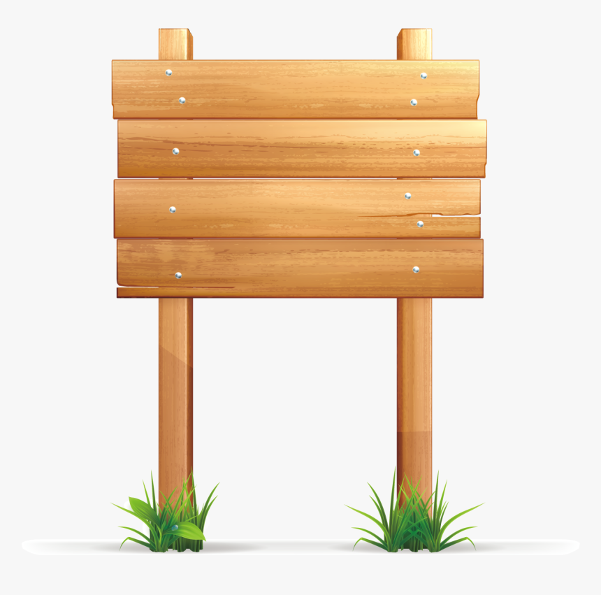 Royalty-free Wood Illustration - Transparent Background Sign Clipart, HD Png Download