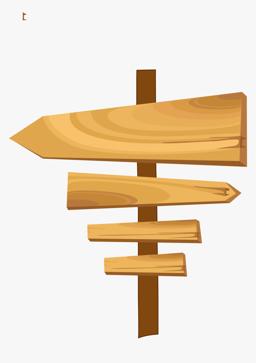 Wood Euclidean Vector Clip Art - Transparent Wood Sign Background, HD Png Download