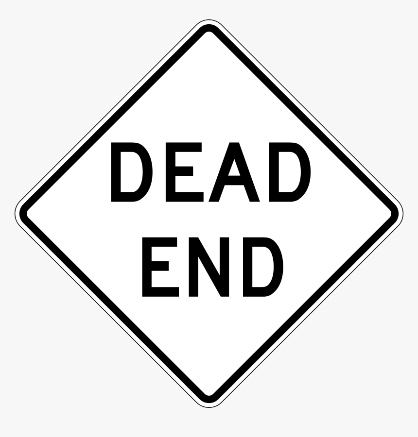 Transparent The End Png - Dead End Sign Vector, Png Download